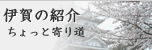 伊賀の紹介 ちょっと寄り道